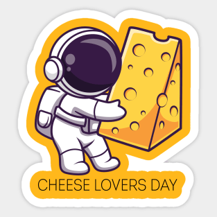 Cheese lovers Day Sticker